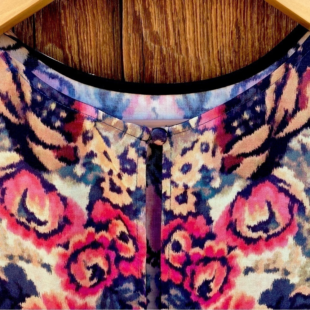 Sam & Lavi by Anthropologie 100% Rayon long sleeve lightweight dress Size M NWT - Picture 6 of 13